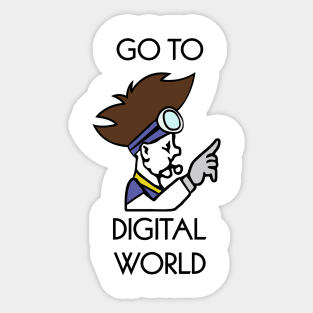 Go to Digital World Sticker